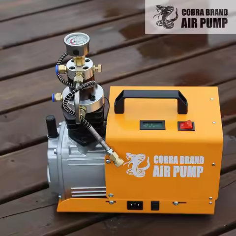 30MPA 4500Psi 300Bar 220V Pcp Air Compressor Water Cooling Pump Submersible Air Compressor Air Gun S