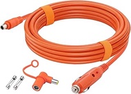 KSK 12V Car Charging Cable Compatible with Jackery Explorer, 6.6ft 14AWG Cigarette Lighter Plug to D