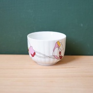 【北極二手雜貨】近新 早期 AOKO 茶杯 花形線條 禮物 居家擺飾