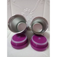 Tupperware Stacking Thermal Flask Purple/ Thermos/ Zebra/ Food Container/ Vacuum  Mug