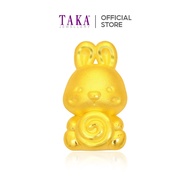 TAKA Jewellery 999 Pure Gold Rabbit Charm