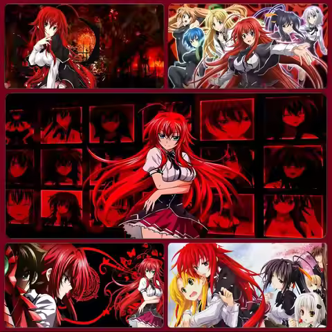 Hot Cool Anime H-High School DxD Mouse Pad Large Gaming Mousepad with Stitched Edges Thickened Desk 
