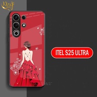 Itel S25 Ultra Softcase Glass Glossy Itel S25 Ultra Case Hp Itel S25 Ultra - K36