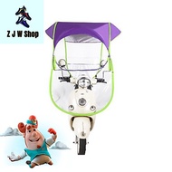 Motorcycle Roof Sun Protection Rain Purple