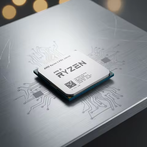 AMD Ryzen 5 PRO 2400GE R5 PRO 2400GE 3.2 GHz Quad-Core Eight-Thread 35W CPU Processor YD240BC6M4MFB 