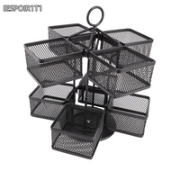 IESPOIR1T1 Tea Bag Holder, 8 Removable Baskets 96 Teabags Capacity Tea Bag Organizer, Adjustable 2 T