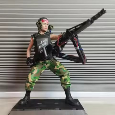Vazquez Soldier High-precision Handcraft White Membrane Split Model 3D Printed DIY Coloring Figurine