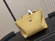 紫鑽🌟誠信商家🌟💜全新Prada普拉達編織托特包 男女同款