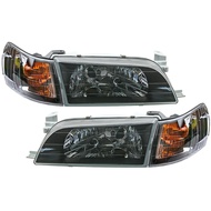 Suitable for Toyota Corolla AE100 AE101 Modified Headlight Black Background Corner Light Black Backg