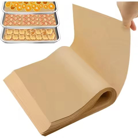 Parchment Paper Baking Sheets Non-Stick Precut Baking Parchment Baking Paper Will Not Curl Burn Wax 