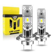 2X Mini LED H7 Fanless LED Headlight Bulb 60W 6000K H7 Head Light For Kia Sportage Ceed Optima Rio 3
