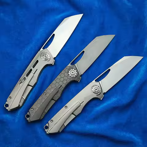 Eutsler Neutralizer Titanium Handle Ceramic Bearing Pocket EDC Tool Kitchenware Hunt Camping 154CM O