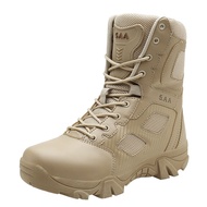 in Stock 2022 Army Boots Men's Autumn Waterproof Large Size Desert Zipper Tactical Boots Non-slip Hi