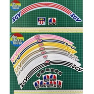 SGV HELMETS STICKER SGV STRIPES 99 RESTORE(PINK/BLUE/BLACK/YELLOW/SILVER/GOLD/WHITE)SPECIAL EDITION/