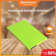 Enrichreal  Ultra Slim Power Bank Powerbank Portable Battery 5000mAh Green