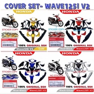 COVERSET WAVE 125I V2 BSH BODY COVER SET ORIGINAL HONDA RED BLUE GOLD SILVER 06900 K73 M60ZB M60ZA M