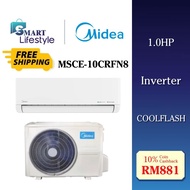 【FREE SHIPPING】Midea Celest Inverter Air Conditioner (1.0HP) MSCE-10CRFN8 / (1.5HP) MSCE-13CRFN8 / (