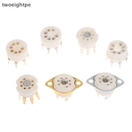TWE 1PCS 6AQ5 EAA91 6J1 6J2 6X4 6Z4 Tube Soet Gold-plated Soet For 7Pin B7G Vaccum Tube Amplifier Au