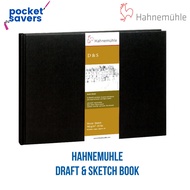 HAHNEMUHLE Draft & Sketch Book (D&S, Various Sizes, 140gsm, Sketch Drawing Pad)