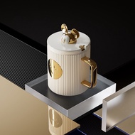 GERM Mickey Mouse แก้วกาแฟเซรามิกคู่ ของขวัญวันเกิดสำหรับผู้หญิง กล่องของขวัญกาแฟ แก้วน้ำลายสูง แก้ว