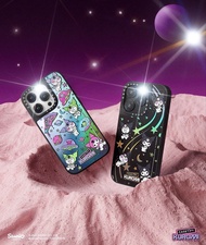 CASETiFY Kuromi iPhone 15pro 磁吸幻彩雷射手機殼(左)