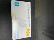 出口款高彈力食品級白色手套 - 100 個一盒