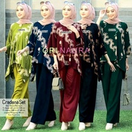 PEMBORONG BLOUSE PASANG KEMBANG / BAJU KELAWAR BLOUSE SELUAR KEMBANG EKSKLUSIF