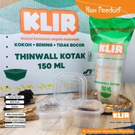 Thinwall Square Mini 120ml 150 ml / Cup Dessert /thinwall kotak 120 Ml 150 Ml