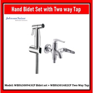 JOHNSON SUISSE 300943 Hand Bidet Set with JOHNSON SUISSE 301482 Two Way Tap