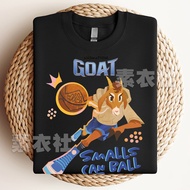 Dream Team Animated Movie GOAT Stephen Curry T-shirt Cotton