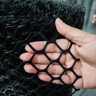 ยกม้วน0.9mX30m ตาข่ายพลาสติก ตาข่ายพีวีซี HDPE สีเขียว/ดำ ตา 368121825mm ตาข่ายล้อมรั้ว ล้อมต้นไม้ ก