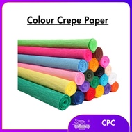 50 x 2.5meter COLOR CREPE PAPER / KERTAS CREPE PAPER/ KERTAS WARNA / KERTAS WARNA/ ROLL FLOWER WRAPP