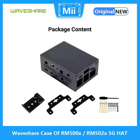Waveshare Case Of RM500x / RM502x 5G HAT For Raspberry Pi Quad Antennas LTE-A Multi Band 5G/4G/3G
