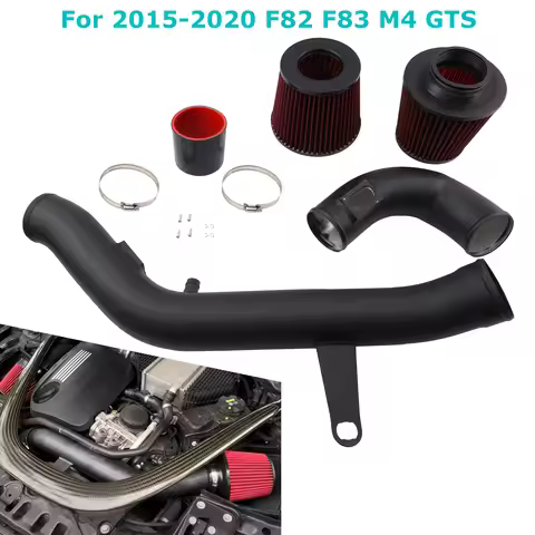 High Flow Cold Air Intake Kit 3inch For 2018-2021 BMW F87 M2 Competition (S55 engine) For BMW M3 M4