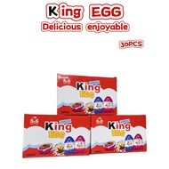 King EGG Dlicious Enjoyable Chocolate Flavor 1Box 30pcs S&S Brand Indulgent Snack