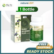 "Naturelish Euro Berry Dry Eyes & Vision Blue Light Supplement - Cataract Anti-Aging Floaters Relief