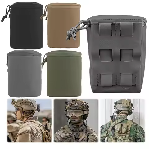 Outdoor Night Vision Goggles Bag Night Vision Goggle Storage Bag Vest Plate Carrier Side Bag for Pro