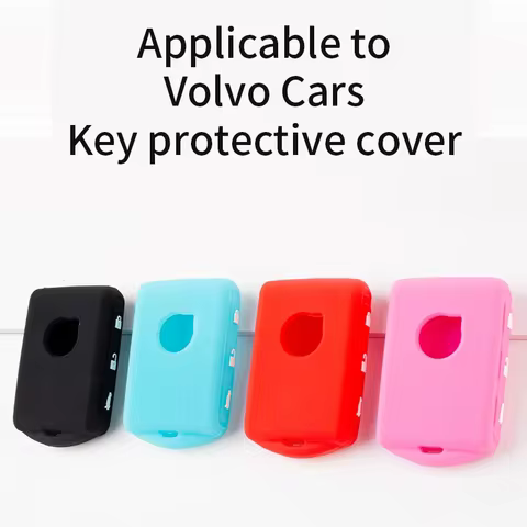 Silicone Key case for Volvo XC60 XC40 XC90 S90 V60 S60 V90 2020 Car Key Cover Case Keychain Accessor