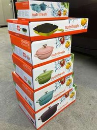 Nutrifresh 鑄鐵鍋廚具 一套6件 包送貨 不散賣