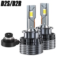 หลอดไฟ LED D1S D2S D3S D4S D8S สำหรับรถยนต์ CANBUS ไฟหน้ารถยนต์แทนที่ไฟหน้าซีนอน 1300000 ปลั๊กแอนด์เ