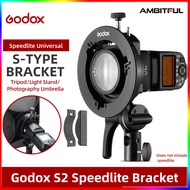 Godox S2 Bowens Mount Flash S-type Holder Bracket for Godox V1 V860II AD200 AD400PRO Speedlite Flash