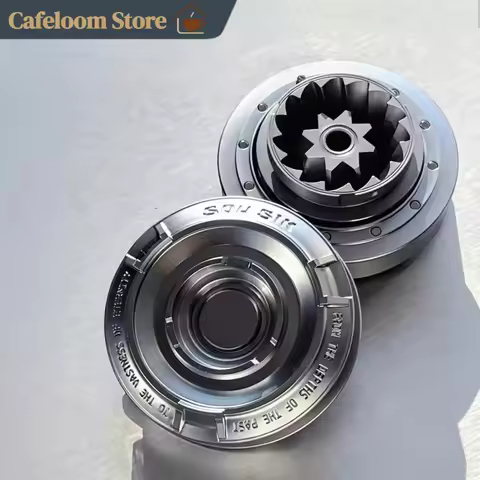 Sou Sik P-1 Manual Coffee Grinder Burr Magnetic Storage Box Zinc Alloy Edc Burr Storage Box For Coff
