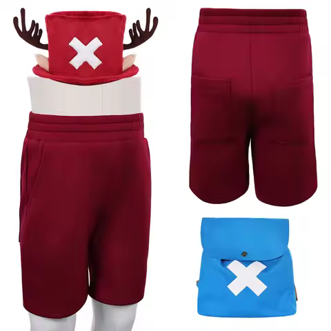 Fantasia Pirate Chopper Cosplay Cap Shorts Youth 2026 Live Action TV Disfraz Costume Teen 6 to 14 Ye