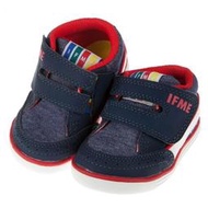 童鞋/(12.5~14.5公分)日本IFME牛仔藍紳士寶寶機能學步鞋P7T366B