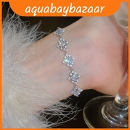 Zircon Retro Floral Rhinestone Bracelet For Women Gift Employee For Appreciation