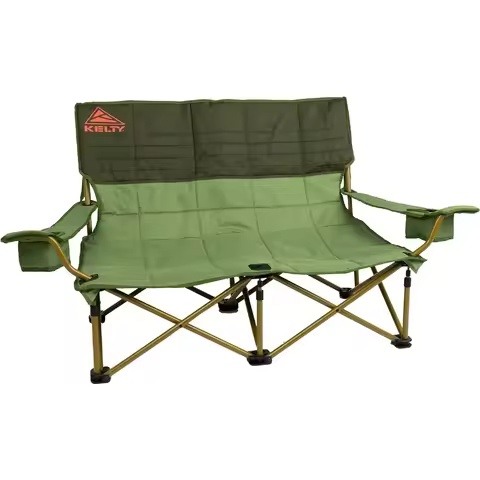 Low-Love Seat Camping Chair - Portable, Folding Chair for Festivals, Camping and Beach Days outdoor 