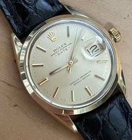 原裝勞力士香檳金面1550, 1570機芯  Rolex Oyster Perpetual Date 1550 Gold Capped