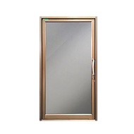 ประตูอะลูมิเนียมบานสวิงเดี่ยว NK ขนาด 109 x 206 ซม. สีช