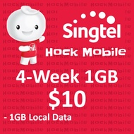 Singtel Prepaid $10 4-week 1GB Local Data / Top Up / Renew