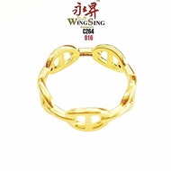 Wing Sing Cincin CD Chain 5G Emas 916  / 猪鼻CD916黄金戒指/ CD Chain 916 5G Gold Ring